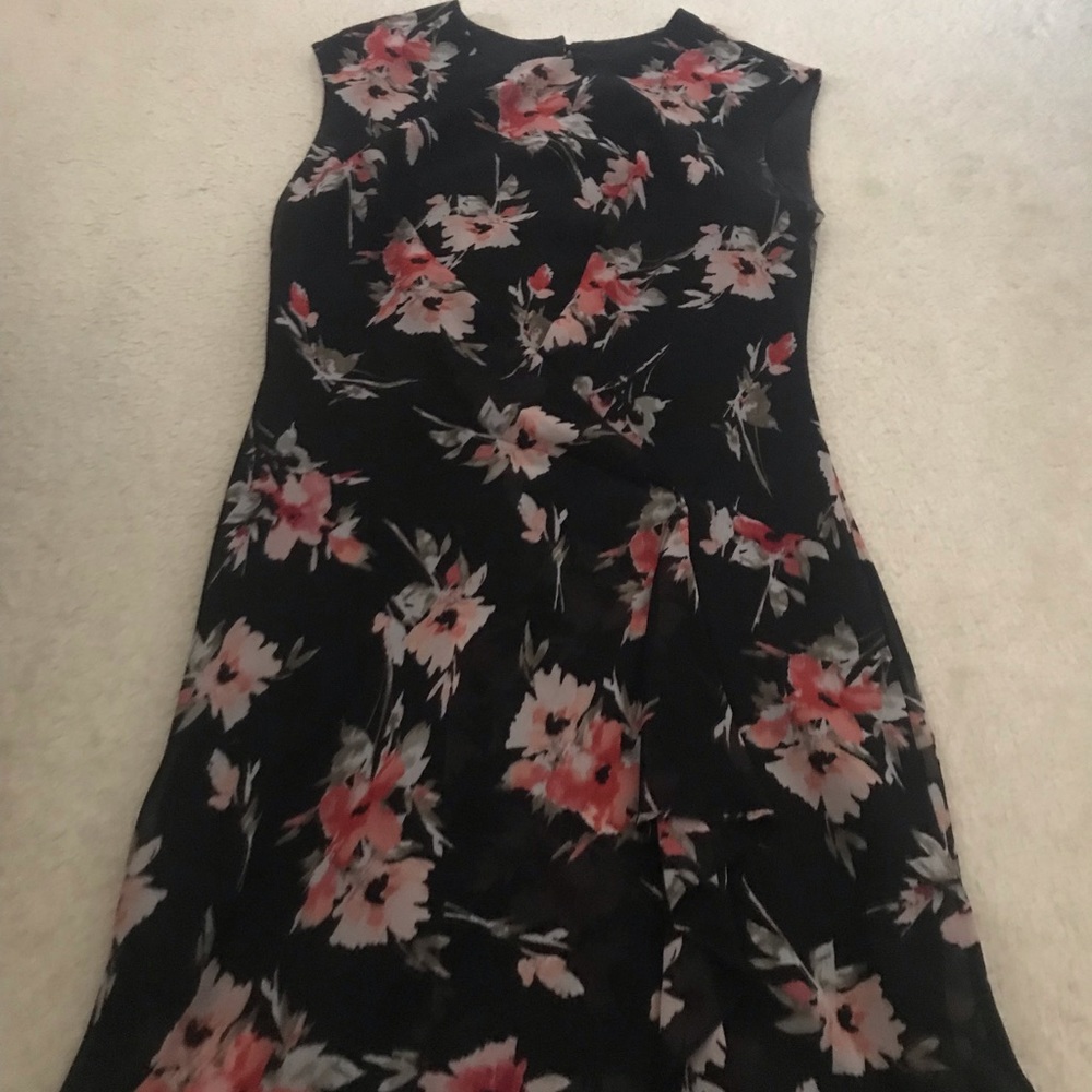 Sz S Noir midi floral dress